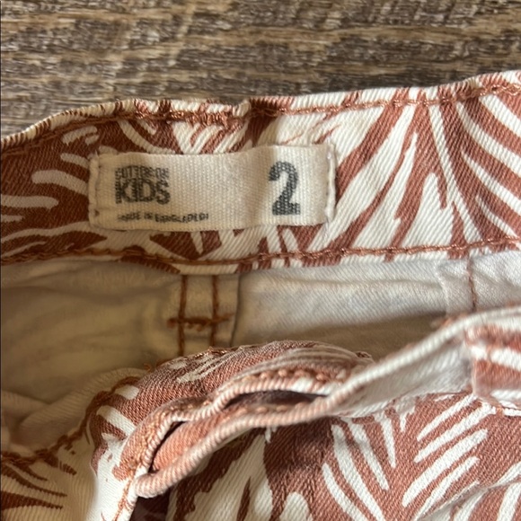 Cotton On Brown Tropical Print Toddler Pants - Picture 2 of 4